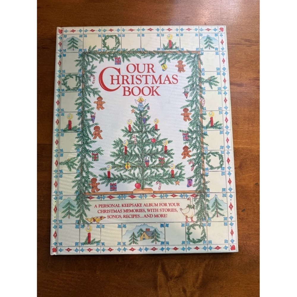 VTG Christmas Keepsake Kids Holiday Traditions Memories Book and VTG Cookbook - Picture 7 of 16
